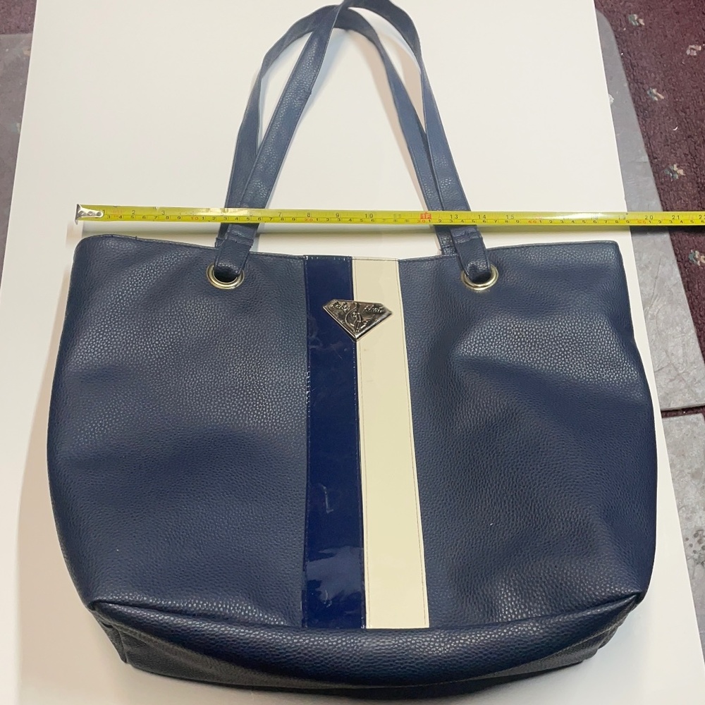 Baby Phat Navy Tote Handbag